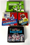 1970s Topps Baseball Display Box Collection (4)