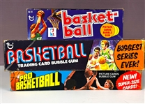 1970s Topps Basketball Display Box Collection (3)