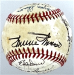 1983 Cracker Jack Old Timers Signed Baseball (19 Sigs.) Incl. Roger Maris, Harmon Killebrew and Others (Beckett Authentic)
