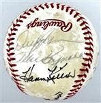 1983 Cracker Jack Old Timers Signed Baseball (19 Sigs.) Incl. Roger Maris, Harmon Killebrew and Others (Beckett Authentic)