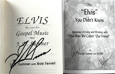 Elvis Presley's Band Members Signed Books (4) Incl. Scotty Moore, DJ Fontana and Others (Beckett Authentic)