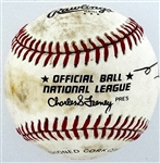 Gianni Versace Single Signed Baseball (Beckett Authentic)