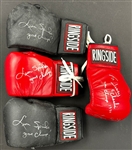 Leon Spinks Your Champ! Signed Boxing Trunks and Boxing Gloves (5) (Beckett Authentic)