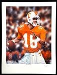 Peyton Manning Signed Limited Edition (100/300) - Litho - High VOLocity (Beckett Authentic)