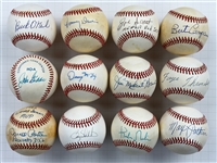 Baseball Superstars and Fan Favorites Single Signed Baseballs (21) (Beckett Authentic)