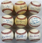 Baseball Superstars and Fan Favorites Single Signed Baseballs (21) (Beckett Authentic)