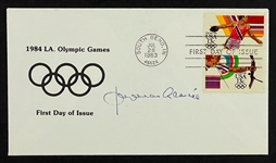 Jaques Plante Signed FDC (JSA LOA)