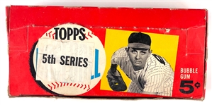 1960 Topps Baseball 5-Cent Display Box - Undated “5th Series”