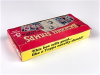 1969 Topps Baseball Stamps 5-Cent Display Box