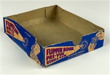 1949 R701-4 Bowman Movie Flipper Book Pre-Vue Gum Pictorial Display Box Bottom