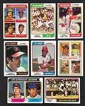 1974 Topps Baseball Near Set (646/660) Plus Traded Near Set (42/44)
