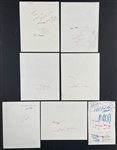 1980's Michael Jordan Wire Service Photos (7) Incl. 1986 63-Point Game and 1988 Slam Dunk Contest