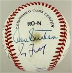 300-Game Winning Pitchers Signed Baseball with 12 Signatures Incl Ryan, Spahn and Wynn (PSA/DNA)