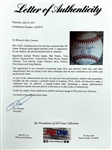 300-Game Winning Pitchers Signed Baseball with 12 Signatures Incl Ryan, Spahn and Wynn (PSA/DNA)
