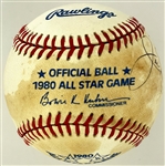 Joe DiMaggio Single Signed Official 1980 All Star Game Baseball (Beckett Authentic)