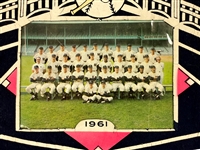 1961 New York Yankees Team Photo Pennant