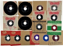 1950's and 1960's 45's of SUN Single Covers on Other Record Labels (16) All Marion Keisker (Sun Records) FILE COPIES 
