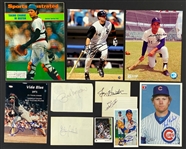Chicago White Sox and Cubs Signed Collection of 11 Pieces (Beckett)