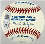 Hal Newhouser Single Signed Baseball