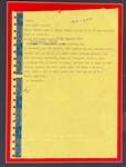1972 Al Aronowitz Signed Grateful Dead Telegram (Beckett)