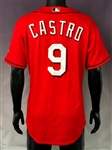 2007 Juan Castro Cincinnati Reds Pre-season Game Used Jersey