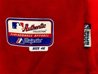 2007 Juan Castro Cincinnati Reds Pre-season Game Used Jersey
