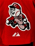 2000 Juan Castro Cincinnati Reds Red Batting Practice Used Pregame Jersey