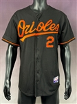 2008 Juan Castro Baltimore Orioles Game Used Black Jersey