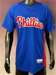 2010 Juan Castro Philadelphia Phillies Blue Pregame Jersey