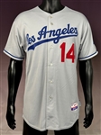 2009 Juan Castro Los Angeles Dodgers Game Used Road Jersey