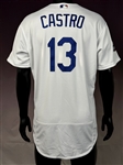 2016 Juan Castro Los Angeles Dodgers Postseason Coaches Jersey - Worn for 2016 NLDS and NLCS