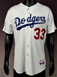 2010 Juan Castro Los Angeles Dodgers Game Used Home Jersey