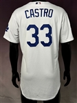 2010 Juan Castro Los Angeles Dodgers Game Used Home Jersey