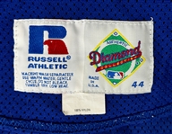 1995/96 Juan Castro Los Angeles Dodgers Spring Training Game Used Jersey - Royal Blue Style 