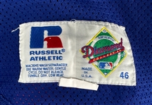1996 Juan Castro Los Angeles Dodgers Pregame Royal Blue Jersey