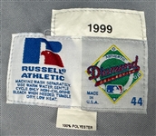 1999 Juan Castro Los Angeles Dodgers Road Jersey - With Pee Wee Reese and Ron Cey Patches