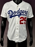 1997 Juan Castro Los Angeles Dodgers Home Jersey - With Jackie Robinson 50th Anniversary Patch