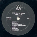 1964 <em>Introducing The Beatles</em> (Vee-Jay LP-1062, MONO) - Rare Pre-Capitol Records Beatles LP Release!