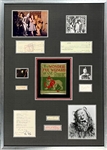 <em>Wizard of Oz</em> Signature Display Incl. First Edition <em>The Wonderful Wizard of Oz</em> with Judy Garland, Bert Lahr, Jack Haley, Ray Bolger, Margaret Hamilton and Buddy Ebsen (JSA)
