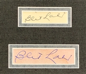 <em>Wizard of Oz</em> Signature Display Incl. First Edition <em>The Wonderful Wizard of Oz</em> with Judy Garland, Bert Lahr, Jack Haley, Ray Bolger, Margaret Hamilton and Buddy Ebsen (JSA)