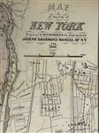 1868 Map of the City of New York - Incredible 40 Long Map of Manhattan