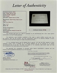 New York City Mayor Fiorello Laguardia Signed Auograph Request Card (JSA)