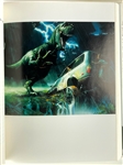 1993 Michael Crichton Signed Copy of <em>Jurassic Park</em> - Gift Edition with Acetate Cover (JSA)