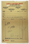 1959 Elvis Presley <em>For LP Fans Only</em> MONO LP (LPM-1990) with Original Record Store Receipt!