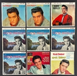 Collection of 35 Elvis Presley 45 RPM EPs with Picture Sleeves