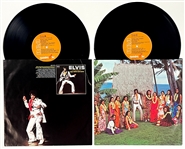1977 Elvis Presley <em>Aloha From Hawaii</em> (CPD2-2642) Quadradisc LP with Memories of Elvis Sticker on Intact Shrinkwrap