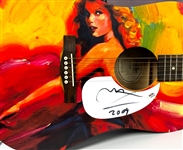 Peter Max Signed Taylor Swift Design Fender Acoustic Guitar (PSA/DNA)