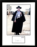 Val Kilmer Signed Cut Signature in Display with Photo as Doc Holliday in <em>Tombstone</em>