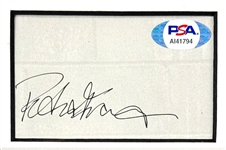 Peter Frampton Signed Index Card in Photo Display (PSA/DNA)