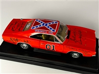 <em>The Dukes of Hazzard</em> Cast-Signed Die Cast General Lee (Beckett Authentic)
